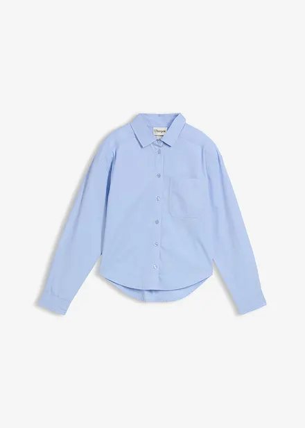 Oversized blus av ren bomull
