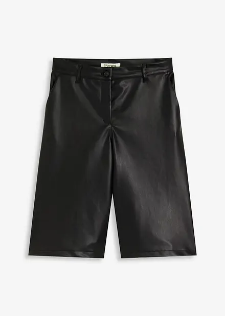 Bermudas i skinnimitation