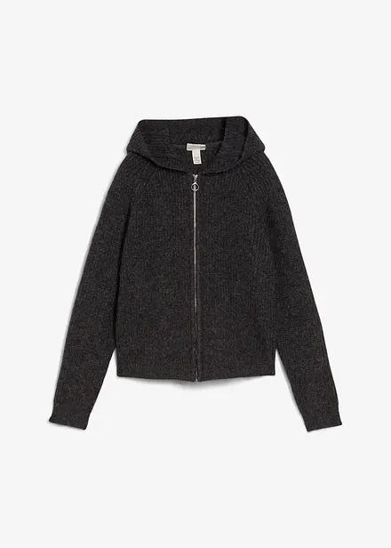 Cardigan med huva