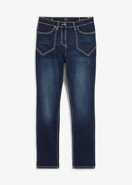 Straight Jeans High Waist, Stretch