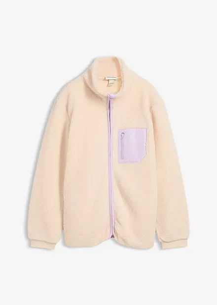 Jacka i teddyfleece