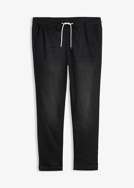 Mjuka dra på-jeans, Straight