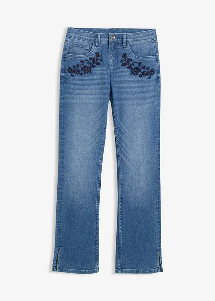 Bootcut-jeans med medelhög midja