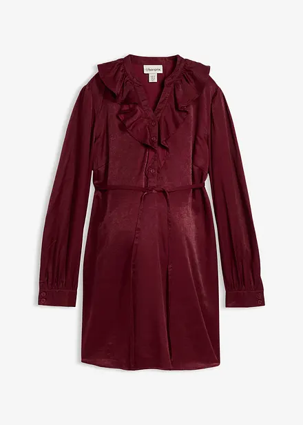 Mammablus av mjuk satin