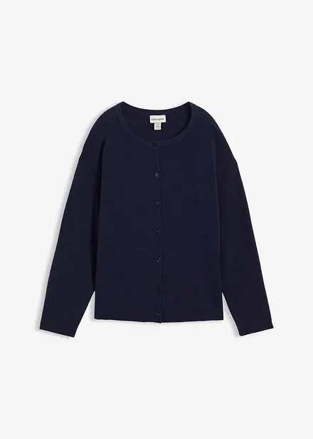Finstickad cardigan