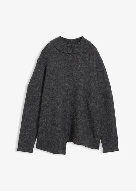 Tröja med asymmetrisk nederkant