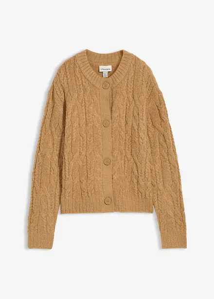 Grovstickad cardigan