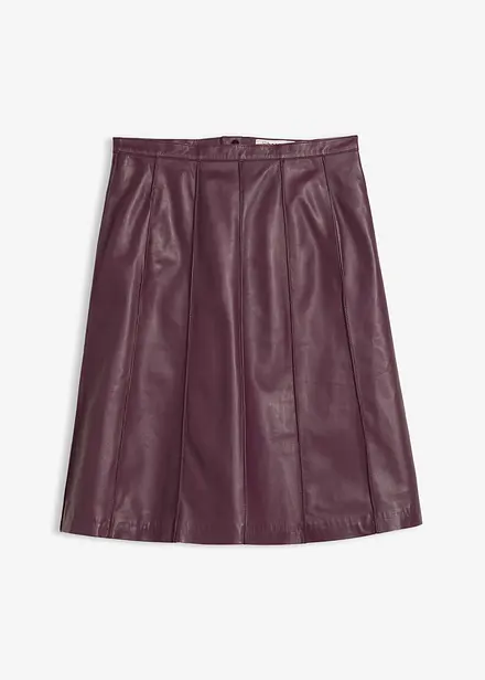 Skinnkjol i utställd modell, av lammnappa