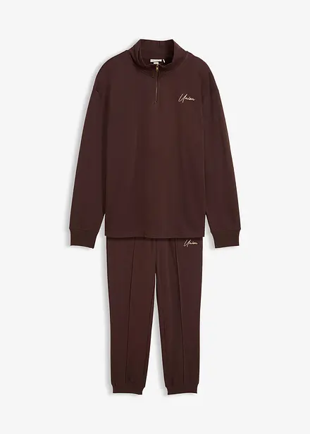 Träningsoverall av bomull (2 delar) Loose Fit