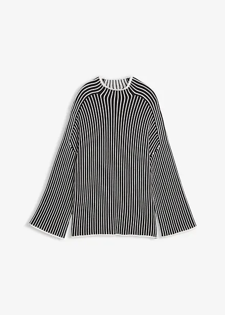 Tr&ouml;ja med halvpolo i viskosmix