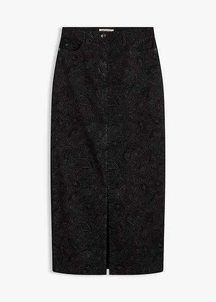 Kjol i bomull med stretch