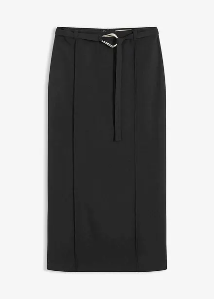 Midikjol av viskosmix