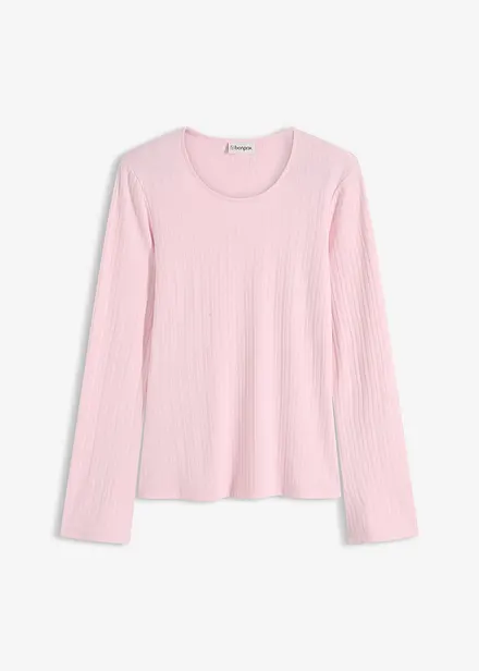 Ribbad l&aring;ng&auml;rmad topp