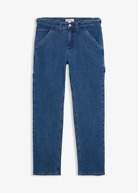 Relaxed Fit Carpenter Jeans med bekv&auml;m midja, Straight