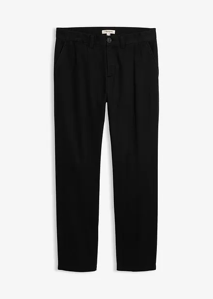 Byxa i twill av bomull, Regular Fit, Straight