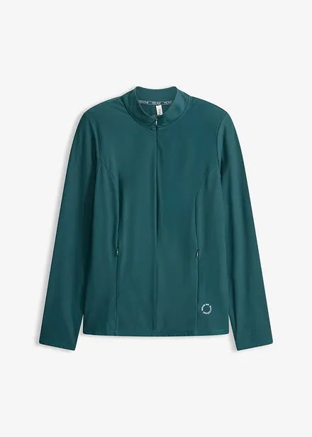 V&auml;rmande funktionsjacka med halv dragkedja