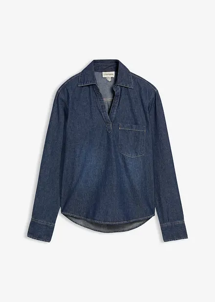 Jeanstunika med ekologisk bomull