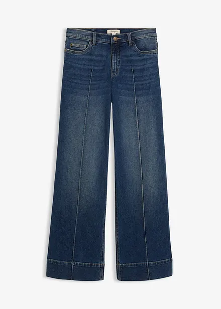 Wide-Leg-Jeans Mid Waist, Full Length