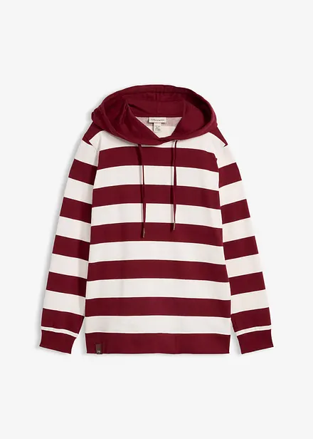 Sweatshirt med huva i bomull