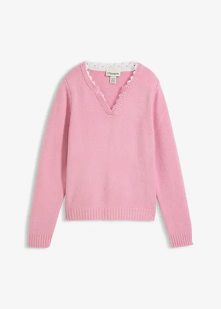 Tr&ouml;ja med spetsinf&auml;llning