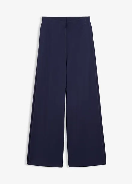 Vid byxa av viskosmix med veck i sidan