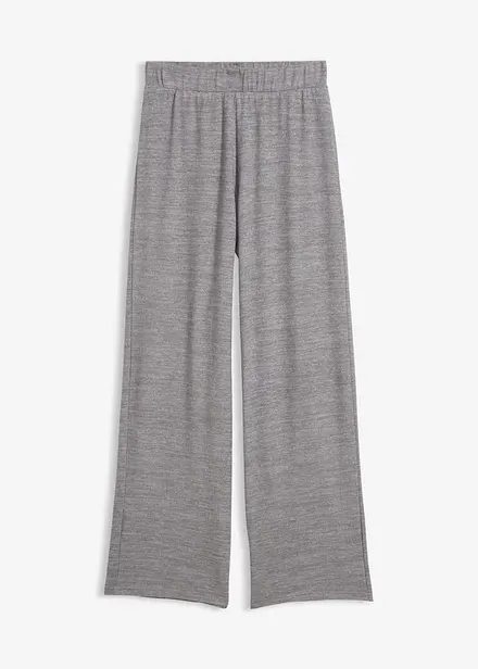 Jerseybyxa med stickad look