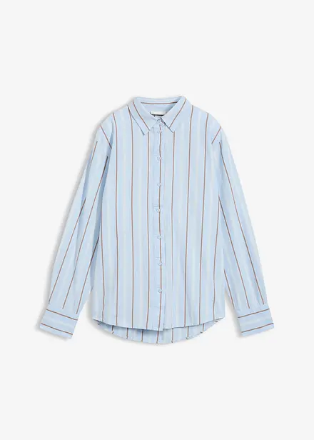 Skjortblus av ren bomull