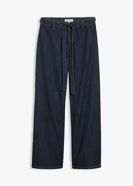 Wide Leg Jeans High Waist, cropped