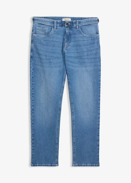 Relaxed Fit Stretch Jeans, Straight