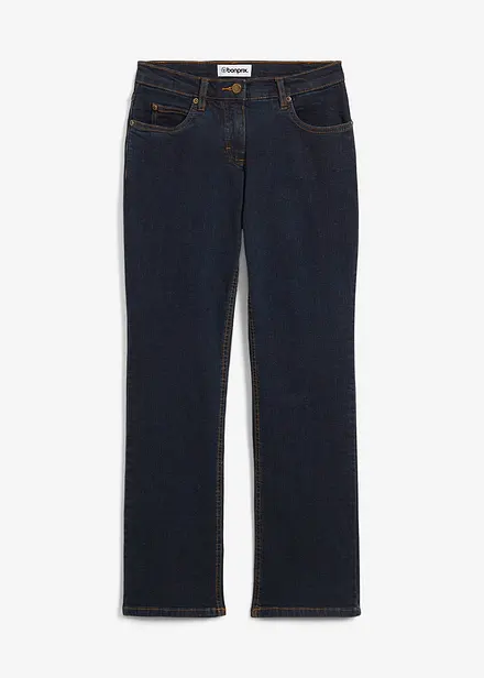 Straight Stretch Jeans Mid Waist