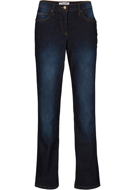 Straight Jeans Mid Waist, Stretch
