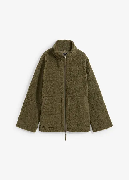 Jacka i teddyfleece