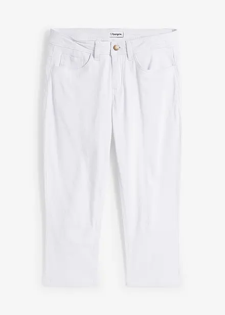 Slim Fit Jeans Mid Waist, cropped