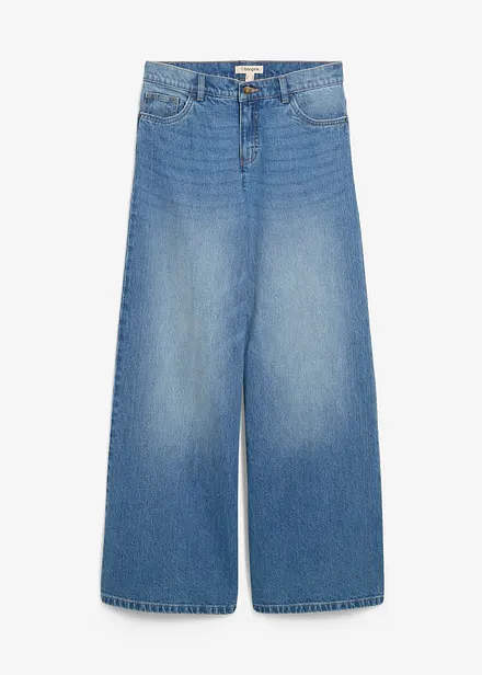 Wide Leg Jeans Mid Waist