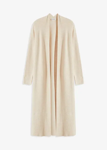 L&aring;ng cardigan med viskos