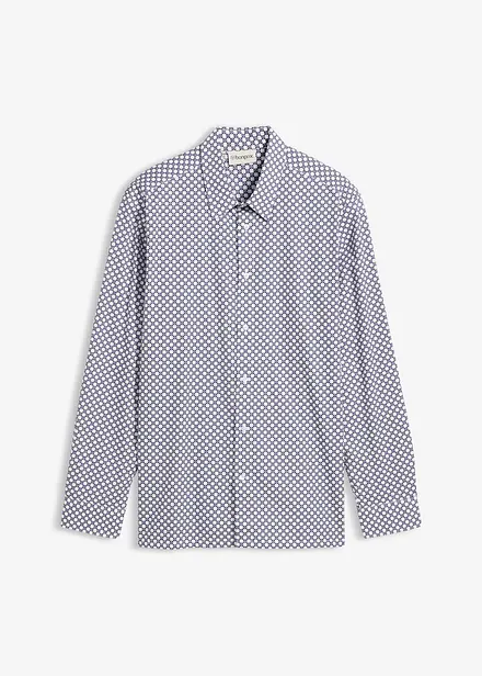 Skjorta i ekologisk bomull, modern passform