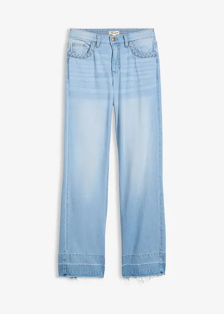 Wide Leg Jeans Mid Waist