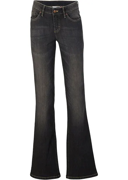 Bootcut Jeans Mid Waist, Comfort Stretch