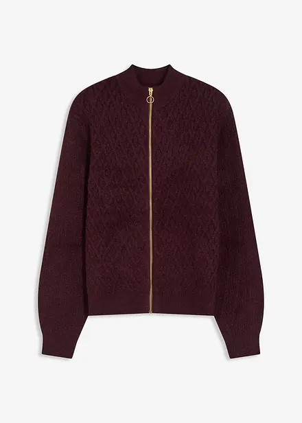 Cardigan med fl&auml;tm&ouml;nster