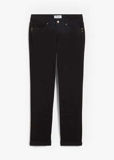 Straight Jeans Mid Waist, Stretch