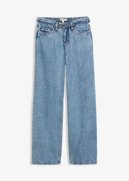 Loose Straight Jeans Mid Waist