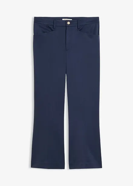 Utsv&auml;ngd 7/8-byxa med dekorativ knapp