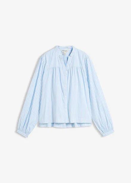 Blus av stabil poplin