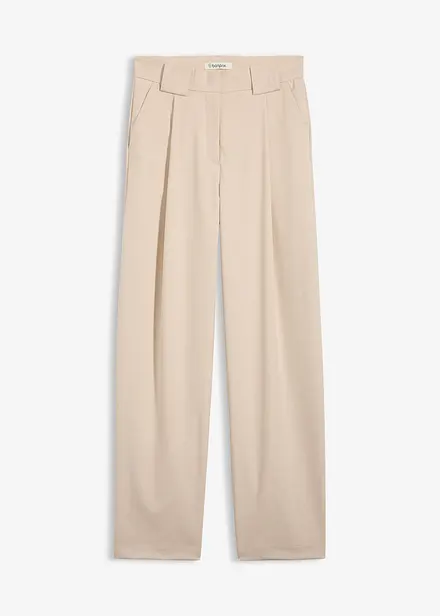 Byxa i barrelmodell med h&ouml;g midja