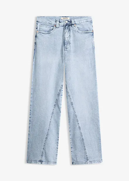 Jeans med vida ben, High Waist
