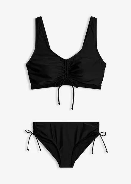 Bikini med BH-topp och knytband (2 delar)