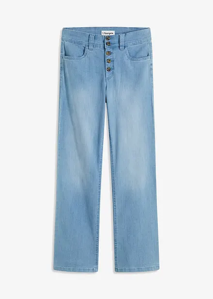 Straight Jeans High Waist, Stretch