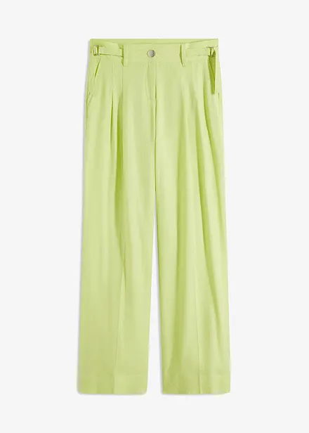 Palazzobyxa i l&auml;tt linnemix