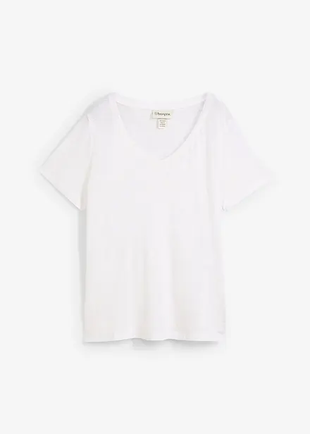 Linnetopp med ledigt snitt