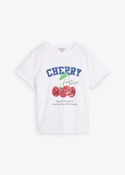 T-shirt i ren ekologisk bomull med tryck